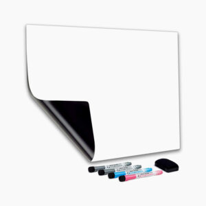 CUHIOY Whiteboard Magnetic Fridge White Board A3+ for Home Kitchen Menu Meal Shopping List