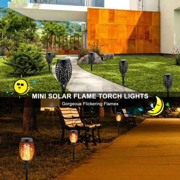 KYEKIO Upgraded 12Pack Torches, Solar Lights Outdoor - Image 2