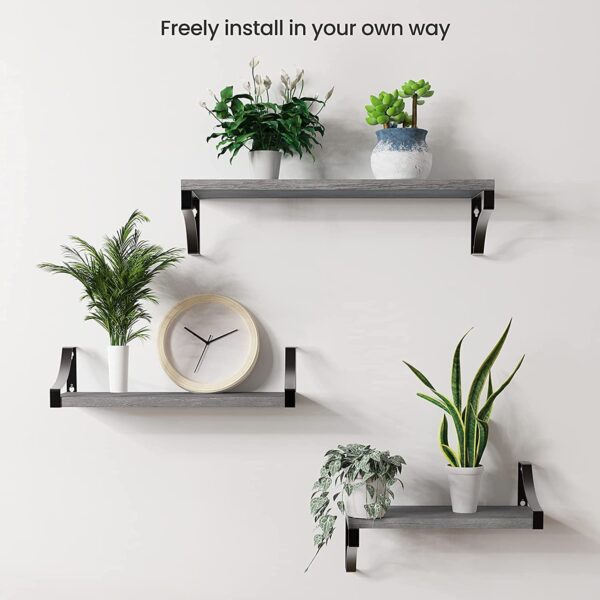 Pipishell Floating Shelves Wall Mounted Shelf - Image 2