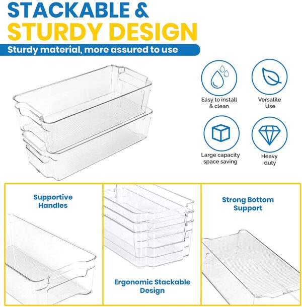 KICHLY Premium Clear Storage Organiser - Image 2