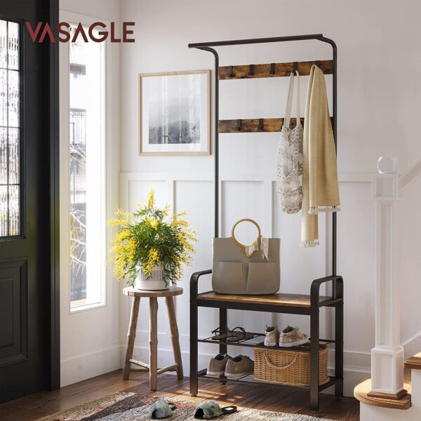 VASAGLE Coat Rack Stand - Image 2