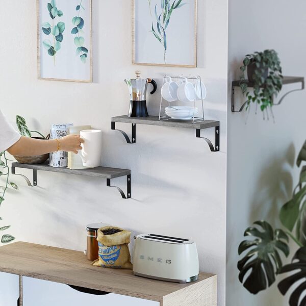 Pipishell Floating Shelves Wall Mounted Shelf - Image 3