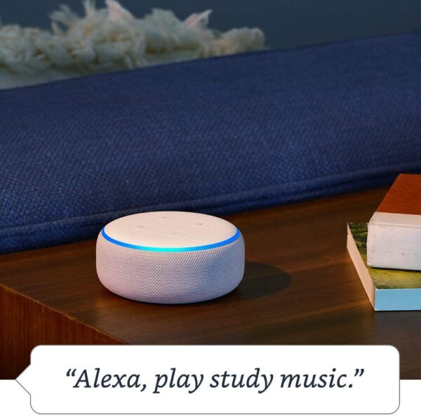Echo Dot (3rd Gen, 2018 release) - Smart speaker with Alexa - Charcoal - Image 3