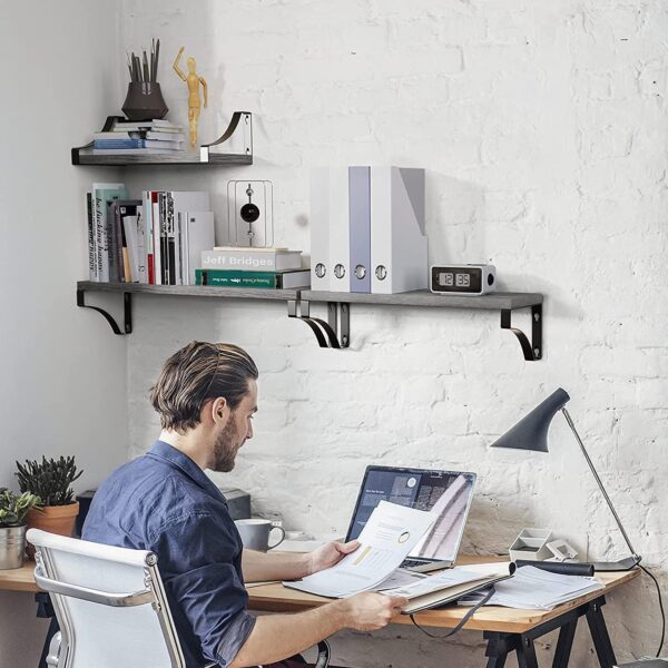 Pipishell Floating Shelves Wall Mounted Shelf - Image 4