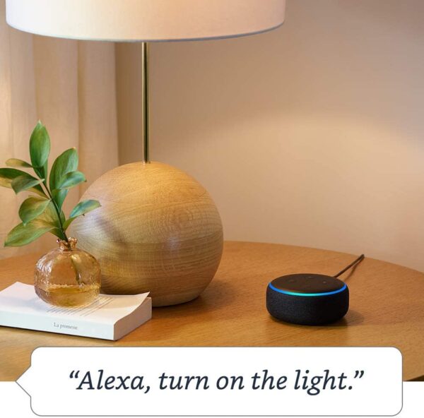 Echo Dot (3rd Gen, 2018 release) - Smart speaker with Alexa - Charcoal - Image 5