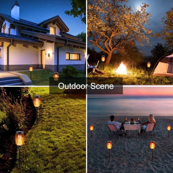 KYEKIO Upgraded 12Pack Torches, Solar Lights Outdoor - Image 6
