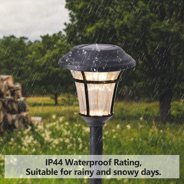 MAGGIFT 12 Pack Solar Pathway Lights Outdoor Solar Garden Lights for Patio, Yard, Driveway - Image 7