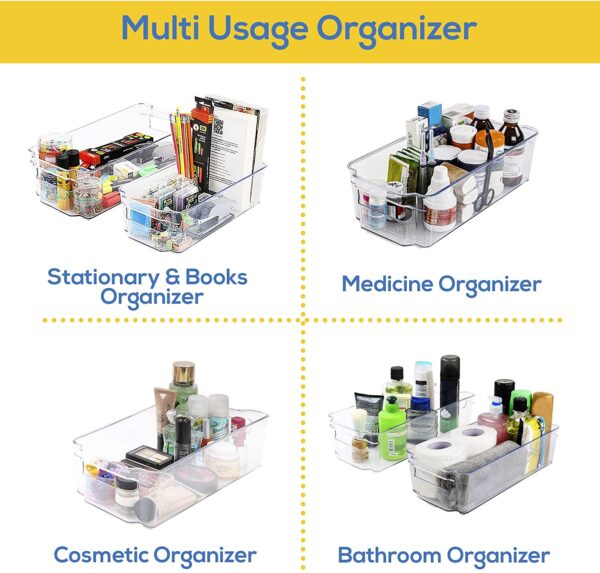 KICHLY Premium Clear Storage Organiser - Image 7