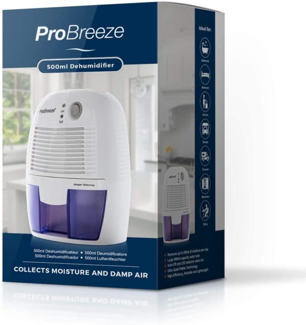 Pro Breeze Dehumidifier 500ml Compact and Portable - Image 7